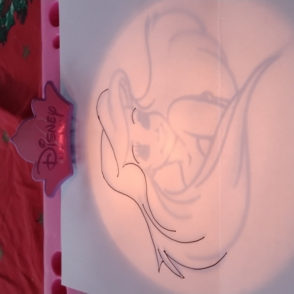 Disney Projector Tracing portable table w/ slides